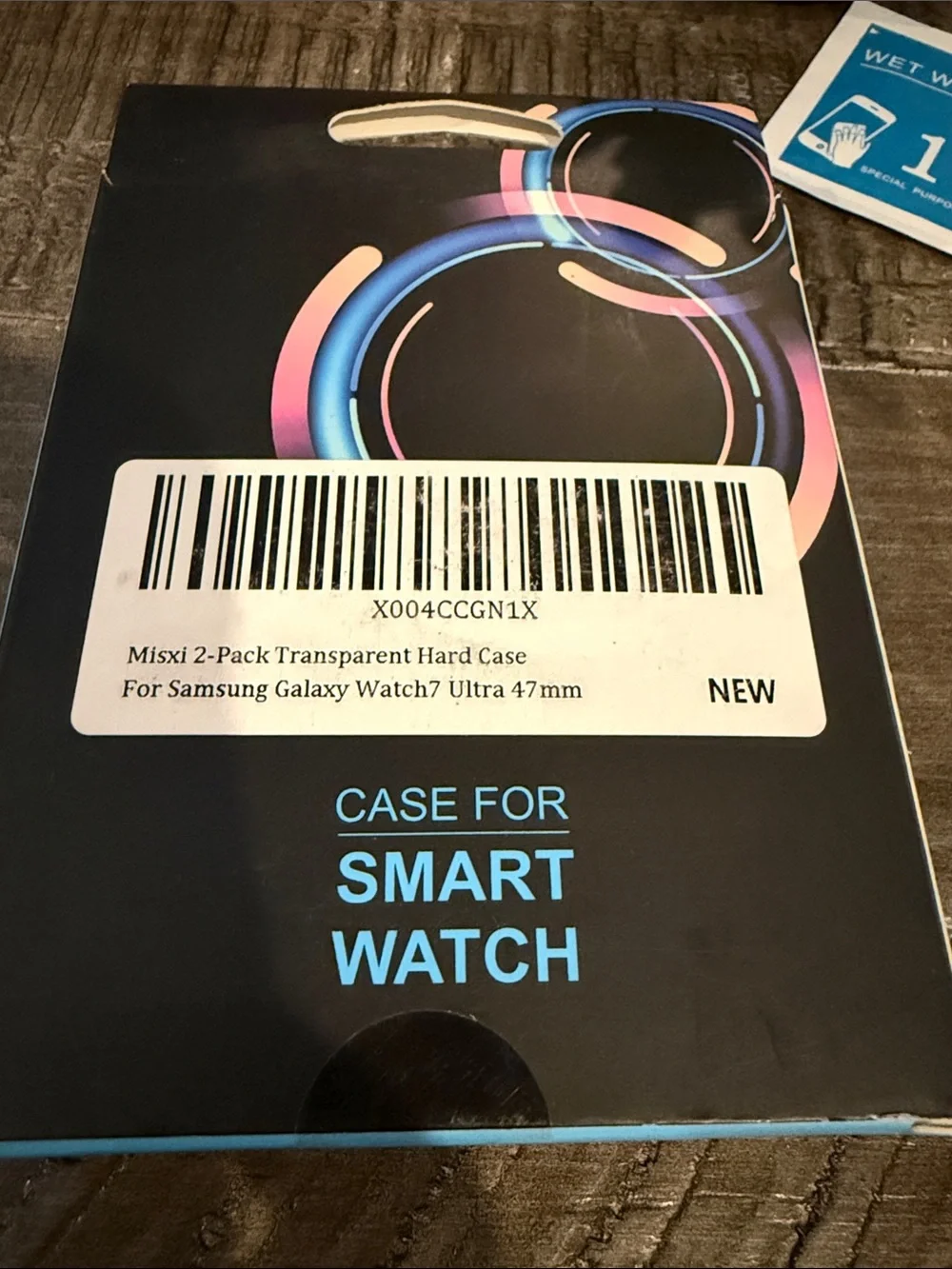 Smart Watch Protective Case Covers - 2 Pack - Clear